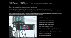 Desktop Screenshot of eventledsigns.com
