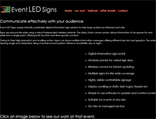 Tablet Screenshot of eventledsigns.com